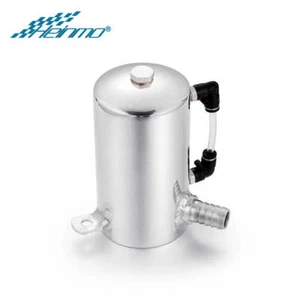 500ml Oil Catch Can Breather Tank Reservoir 19mm 3/4" Barb Polished Universal - Picture 1 of 6