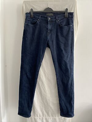 J Brand Blu Tyler Carrera Jeans Taglia W33 • 1.15€