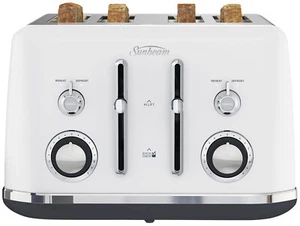 Sunbeam Alinea Select 4 Slice Toaster White TA2740W - Picture 1 of 5