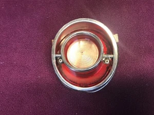 1964 Chevy Impala Tail Light Back Up Lens Housing & Chrome Ring Chevrolet  RB64 - Picture 1 of 5