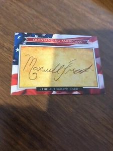 MAXWELL FROST Signed OUTSTANDING AMERICAN CARD US Representative Florida LGBTQ - Picture 1 of 1