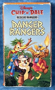 VINTAGE Disneys Chip N Dale Rescue Danger Rangers VHS, Play Tested, Plays Great - Picture 1 of 5