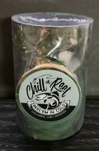 NEW Chill-N-Reel Fishing Can Cooler with Hand Line Reel Camo Koozie Drink Holder - Picture 1 of 7