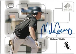 Mike Caruso 1999 Upper Deck SP Authentic Signature Edition Auto Card #MC17