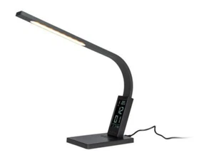 Livarno LED Digital Schreibtischlampe Uhr Temp Datum Zeit Energiesparen Home Office - Bild 1 von 8