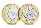 2023 Jersey Traditional Pub Games - Dominoes - 2 Two Pound Coin Bu Unc