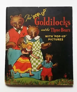 Harold Lentz POP-UP GOLDILOCKS AND THE THREE BEARS 1934 Pleasure Books - Imagen 1 de 6