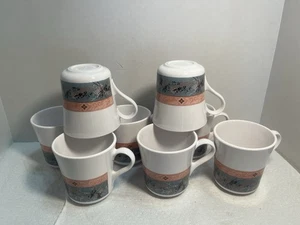 8–Corning Corelle MESA VERDE Pattern Coffee Cups 2868 - Bild 1 von 9