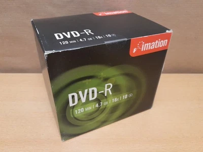 Imation DVD-R 120min 4,7Gb 16x speed - 10Stück - normal Hülle - Bild 1 von 4