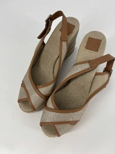 Tory Burch 3,5" Plateau Riemen Espadrilles, Größe 40, 9,5/10 - Bild 1 von 9