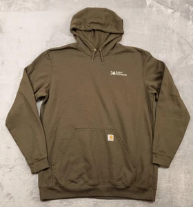 Carhartt Hoodie Mens XL Tall Green K121 Pullover 303 Self Storage Loose Fit - Picture 1 of 15