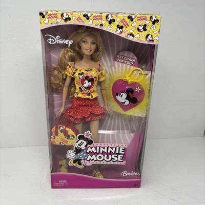 Muñeca Barbie Minnie Mouse 2005 Disney/Leer Foto 1 de 2