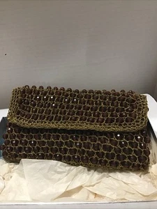 Barbara Lee Italy Vintage Beaded Clutch Purse - Picture 1 of 6