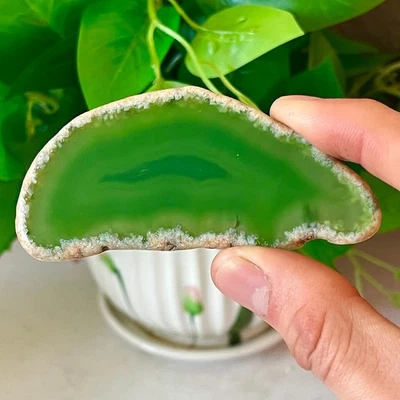 29G Beautiful Agate Geode Druzy Slice Extra Gemstone - Image 1 of 4