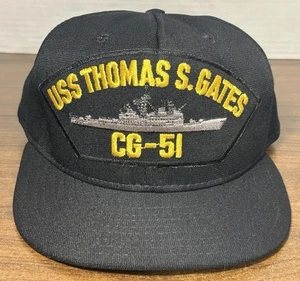 Sombrero USS Thomas S Gates CG-51 azul Snapback - Imagen 1 de 6