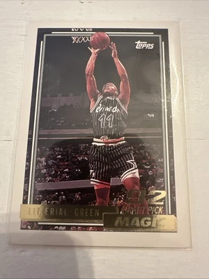 1992-93 Topps - Litterial Green #299 Gold (RC) - Image 1 of 2