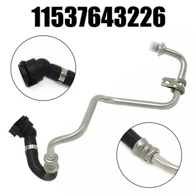 For BMW Turbocharged Engine Coolant Return Hose Fits Multiple Series Models - Image 1 of 4