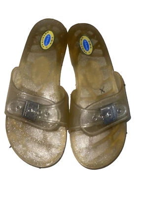 DR SCHOLLS The Original Clear Made In Italy Sandals Clear Size 7 Vintage - Image 1 of 4