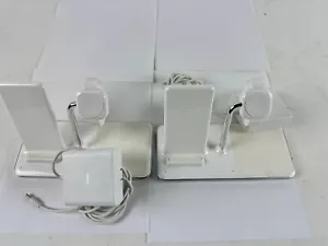 2 Ubiolabs weiße Ladestation 4 in 1 Smartwatch/Telefon kabelloses Ladegerät - Bild 1 von 4