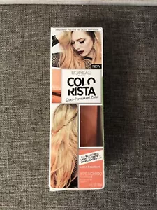 L'Oreal Paris Colorista Semi-Permanent for Light Blonde Bleached Hair Peach 100 - Picture 1 of 4