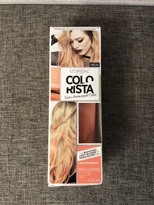 L'Oreal Paris Colorista Semipermanente para Cabello Blanqueado Rubio Claro Melocotón 100 Foto 1 de 4