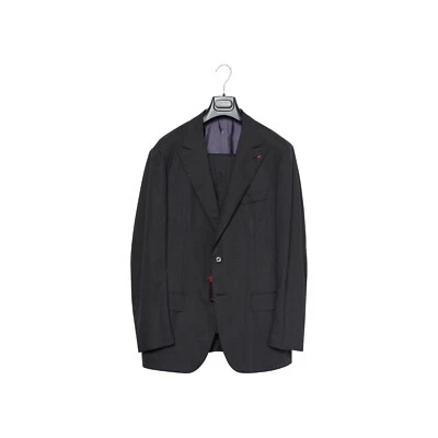 $6500 ISAIA NAPOLI "Comfort" Gray Hand-Sewn Suit Stretch Wool 44 US / 54 EU  7R - Image 1 of 4