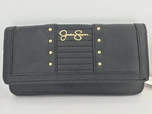 Portafoglio donna Jessica Simpson, busta nera portafoglio stile Tilly, prezzo al pubblico consigliato $45 ❤️ - Foto 1 di 12