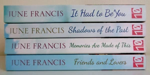 4 x JUNE FRANCIS Romance Fiction Book Bundle (Canelo 2011-19) (#610) - Picture 1 of 13