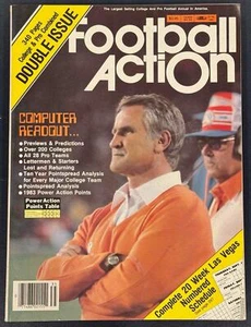 1983 NEWSSTAND FOOTBALL ACTION MAGAZINE GUIDE DON SHULA MIAMI DOLPHINS ON COVER - Imagen 1 de 2