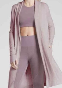 Envoltura de dosel Athleta en Nirvana gris niebla M mediano nuevo con etiquetas $89 - Imagen 1 de 11