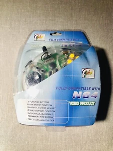 N64 Nintendo 64 YOBO Controller Clear in Original Retail Package (Ships Free) - Picture 1 of 8