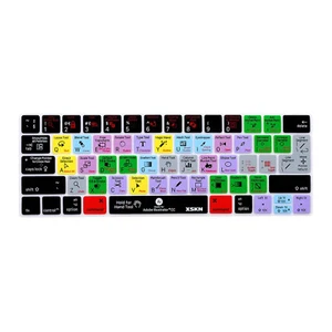 XSKN Illustrator Shortcuts Keyboard Cover for Macbook Pro 13.3/15.4 Touch Bar - Picture 1 of 5