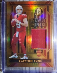 2023 PANINI GOLD STANDARD CLAYTON TUNE NEWLY MINTED ROOKIE MEMORABILIA /399 RC