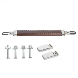 1pc Vintage Leather Style Guitar Amplifier Handle Brown for Ampeg Amp - Picture 1 of 5