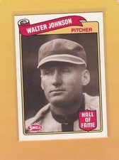 1989 SWELL BASEBALL WALTER JOHNSON #3 SENATORS NMMT/MINT *65468