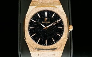 DANTE RAPIDO Starlight Frosted GOLD Ice Out Icy Diamond Uhr Paul Rich - Bild 1 von 7