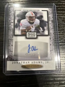 Jonathan Adams Jr 2021 Sage Premier Draft Auto RC Black Arkansas State - Bild 1 von 3