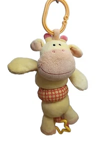 Koala Baby Plush Giraffe Stroller Crib Toy Giggle Shakes Pull Down - Picture 1 of 7