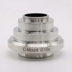 For Leica Microscope 0.55x Adjustable C-mount Camera Adapters Relay Lens - Picture 1 of 5
