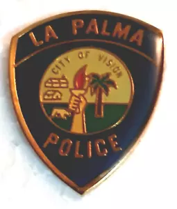 LA HABRA POLICE LTM ED OLYMPISCHE SPIELE STIL POLIZEIABTEILUNG METALL PATCH PIN - Bild 1 von 3