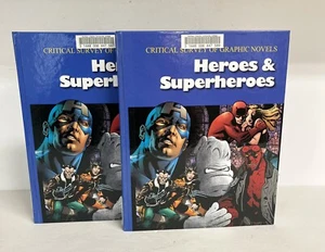 Critical Survey Of Graphic Novels Heroes And Superheroes Vol 1 & 2 Set HC - Picture 1 of 18