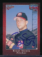 1998 Multi-Ad #27 Brent Stentz New Britain Rock Cats signed auto autograph