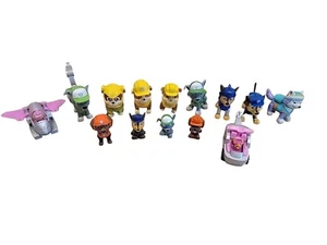 Paw Patrol Vehicles & Figures Lot Of 14 Toys Chase, Sky, Marshall, Rubble - Picture 1 of 15