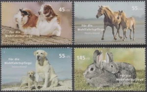 GERMANY Sc # B992-5 CPL MNH SET of 4: PETS, YOUNG and OLD - Picture 1 of 1