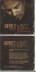 BRUCE SPRINGSTEEN Rare 1987 Oz Promo 7" P/C Single + Oz Promo Flyer "Tougher" - Picture 1 of 3