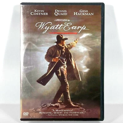 Wyatt Earp (DVD, 1994, Widescreen)   Kevin Costner   Isabella Rossellini - Image 1 of 3