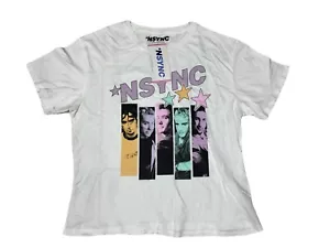 Official Merchandise Ladies Soft Short Sleeve Licensed Band Tee NSYNC Sz Small S - Picture 1 of 5