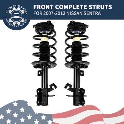 Front Complete Struts Assembly For 2007-2012 Nissan Sentra 2.0L 172378 172379 - Image 1 of 4