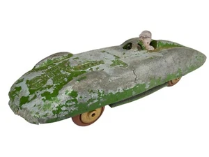 VERY RARE NIGAM - ITALY - MG #3 DIECAST TIN RACE CAR TOY♤ - Picture 1 of 11