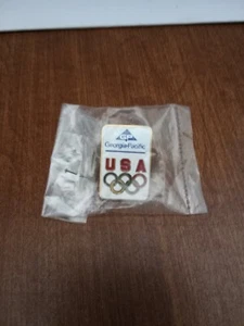 Georgia Pacific Olympic Sponsor NEU Emaille Pin Anstecknadel Revers - Bild 1 von 3